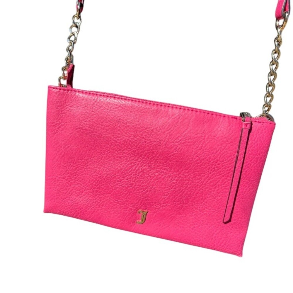 Juicy Couture Crossbody Bag Small Hot Pink With Wristlet - Picture 4 of 8